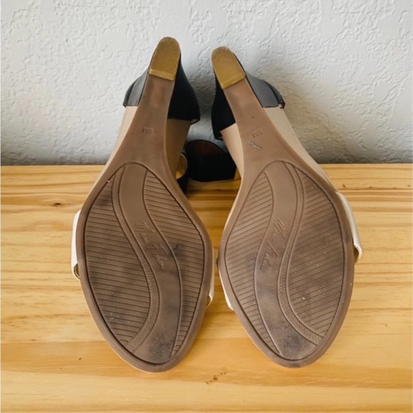 Marc Fisher Corri Leather Wedge Sandal - Size: 8 - Picture 6 of 12